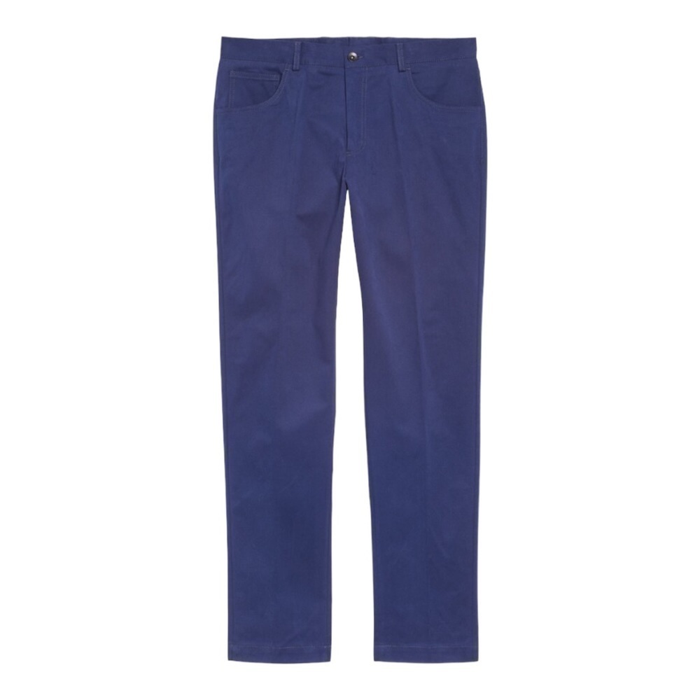 Santorelli Luigi Stretch Pants In Blue 42x33